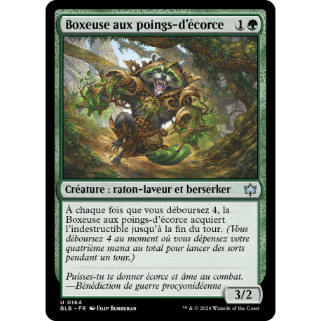 Verte - Boxeuse aux poings-d’écorce (U) [BLB]