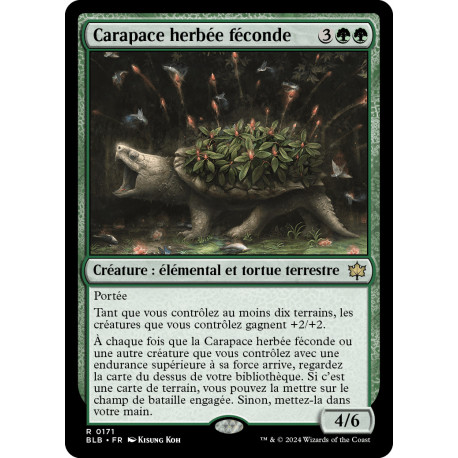 Verte - Carapace herbée féconde (R) [BLB]