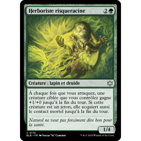 Verte - Herboriste risqueracine (U) [BLB]