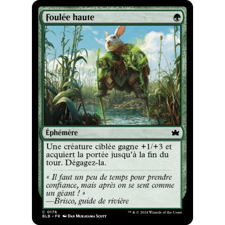 Verte - Foulée haute (C) [BLB]