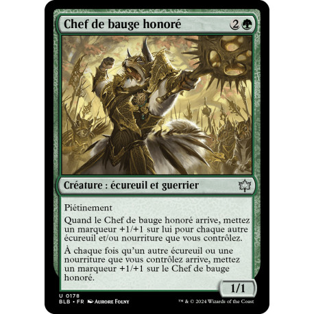 Verte - Chef de bauge honoré (U) [BLB]