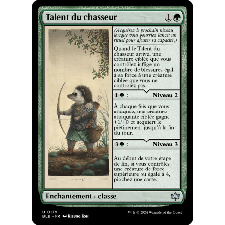 Verte - Talent du chasseur (U) [BLB]