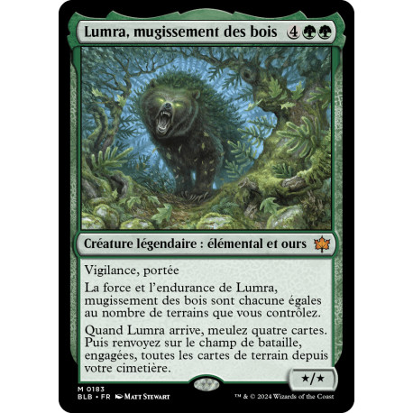 Verte - Lumra, mugissement des bois (M) [BLB]
