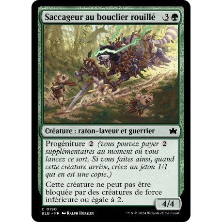 Verte - Saccageur au bouclier rouillé (C) [BLB]