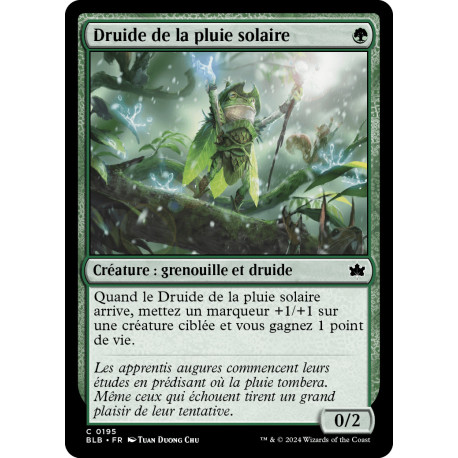 Verte - Druide de la pluie solaire (C) [BLB]