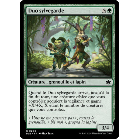 Verte - Duo sylvegarde (C) [BLB]