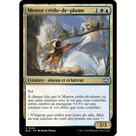 Multicolore - Mentor crédo-de-plume (U) [BLB]