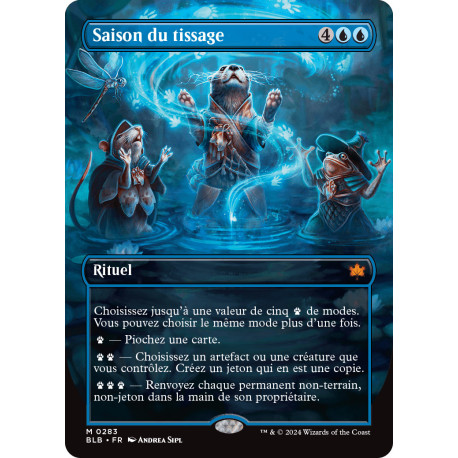 Bleue - (BL) Saison du tissage (M) [BLB]