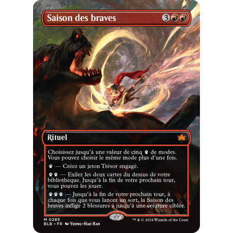 Rouge - (BL) Saison des braves (M) [BLB]
