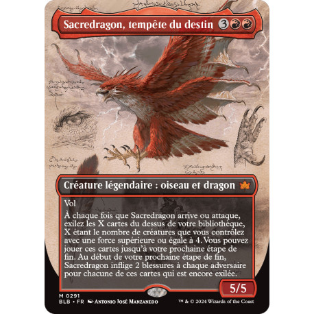 Rouge - (BL) Sacredragon, tempête du destin (M) [BLB]