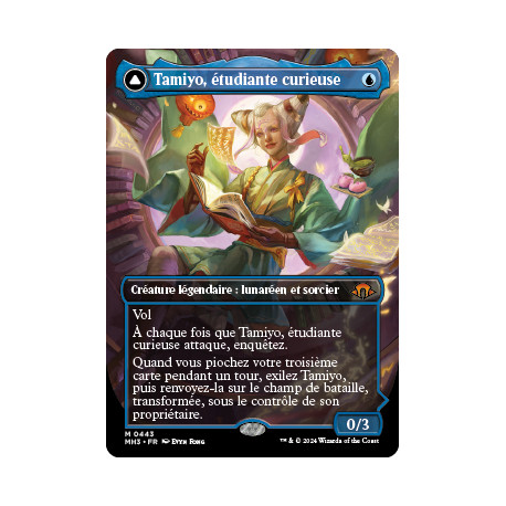 (Foil) Bleue - (BL) Tamiyo, étudiante curieuse // Tamiyo, érudite aguerrie (M) [MH3]