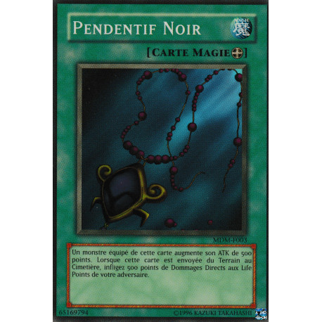 Pendentif Noir (SR)