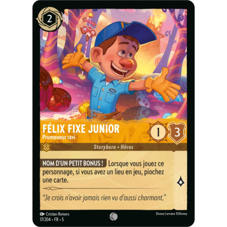 Félix Fixe Junior : Promeneur ravi [Ciel Scintillant]
