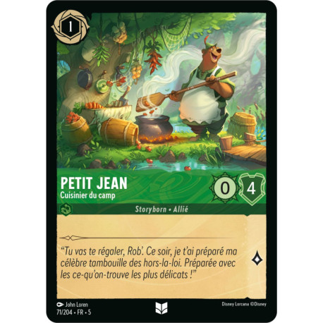Petit Jean : Cuisinier du camp [Ciel Scintillant]