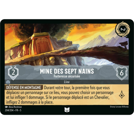 Mine des Sept Nains : Forteresse Sécurisée [Ciel Scintillant]