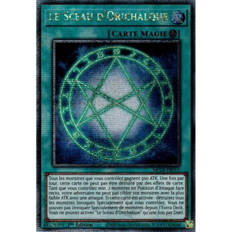 Le Sceau d'Orichalque (QCSE) [MP24]