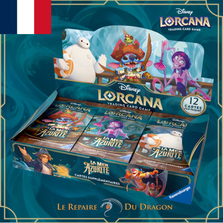 Display La Mer Azurite (Azurite Sea) - Disney Lorcana (En boutique: 15/11/2024 | En Expédition: 27/11/24)