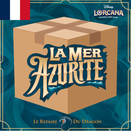 Carton 4 Display La Mer Azurite (Azurite Sea) - Disney Lorcana (En boutique: 15/11/2024 | En Expédition: 27/11/24)