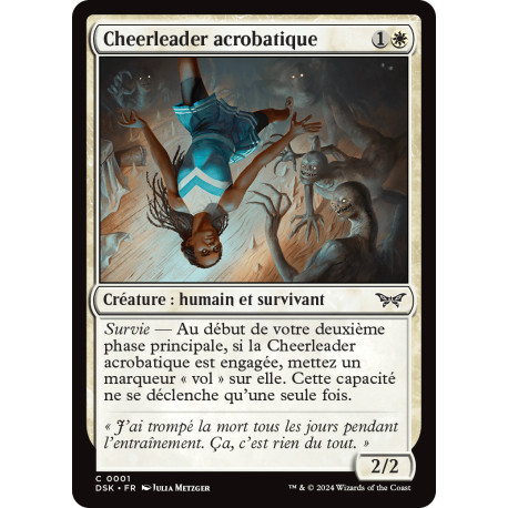 (Foil) Blanche - Cheerleader acrobatique (C) [DSK]