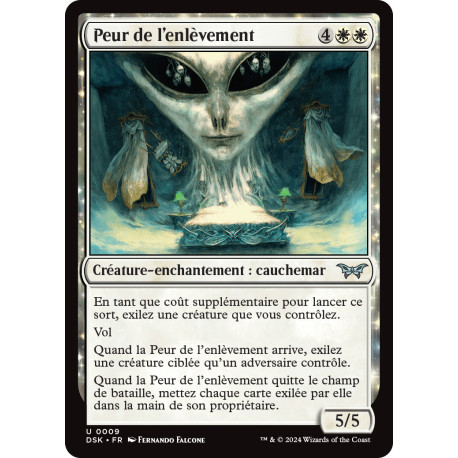 (Foil) Blanche - Peur de l'enlèvement (U) [DSK]