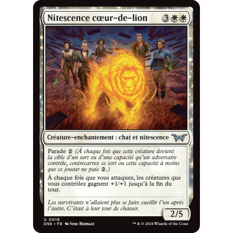 (Foil) Blanche - Nitescence cœur-de-lion (U) [DSK]