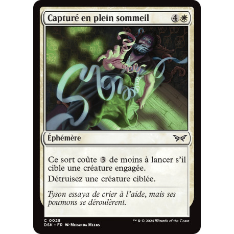 (Foil) Blanche - Capturé en plein sommeil (C) [DSK]