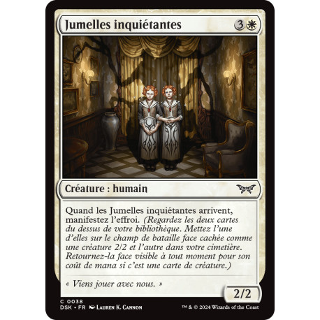 (Foil) Blanche - Jumelles inquiétantes (C) [DSK]