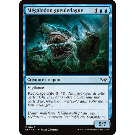 (Foil) Bleue - Mégalodon gueuledague (C) [DSK]