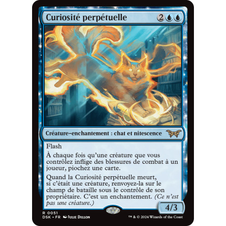 (Foil) Bleue - Curiosité perpétuelle (V1) (R) [DSK]