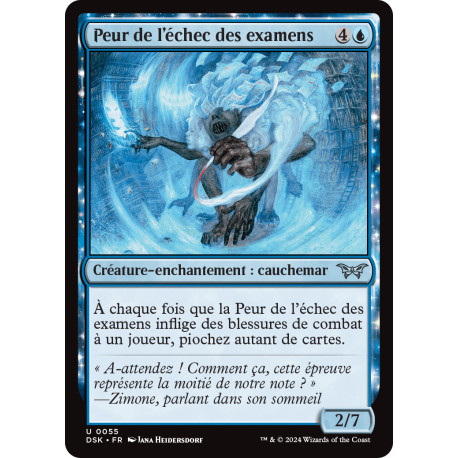 (Foil) Bleue - Peur de l'échec des examens (U) [DSK]