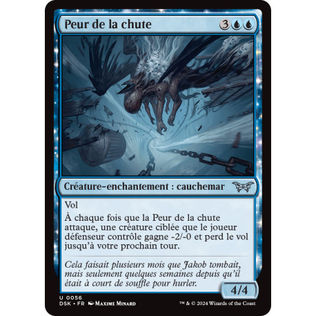 (Foil) Bleue - Peur de la chute (U) [DSK]