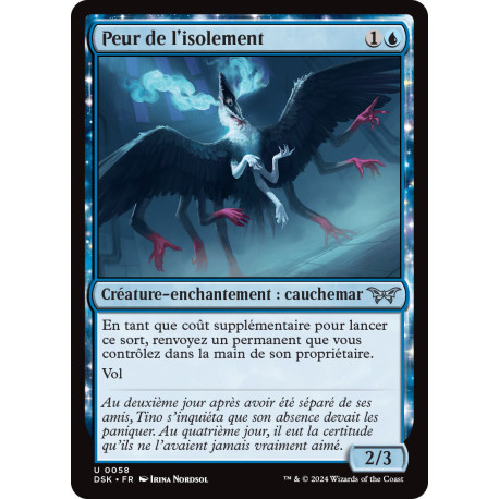 (Foil) Bleue - Peur de l'isolement (U) [DSK]