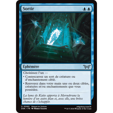 (Foil) Bleue - Sortir (U) [DSK]
