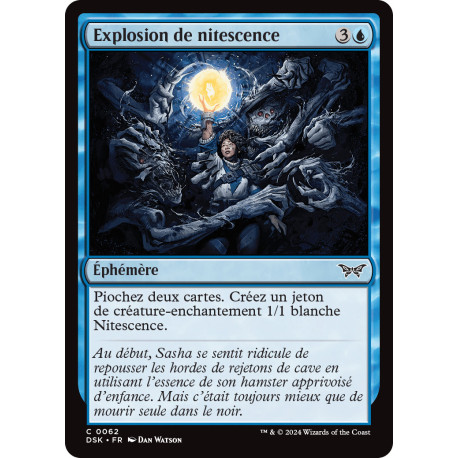 (Foil) Bleue - Explosion de nitescence (C) [DSK]