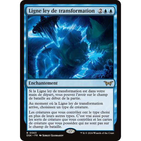 (Foil) Bleue - Ligne ley de transformation (V1) (R) [DSK]