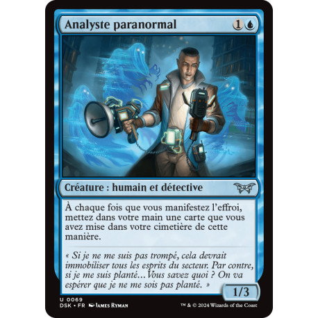 (Foil) Bleue - Analyste paranormal (U) [DSK]
