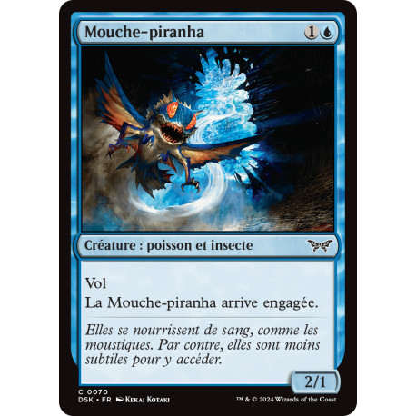 (Foil) Bleue - Mouche-piranha (C) [DSK]