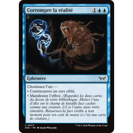 (Foil) Bleue - Corrompre la réalité (C) [DSK]