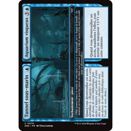(Foil) Bleue - Tunnel sous-marin // Aquarium visqueux (C) [DSK]