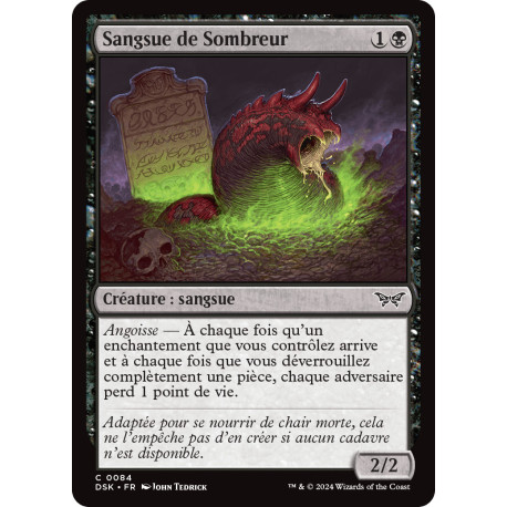 (Foil) Noire - Sangsue de Sombreur (C) [DSK]