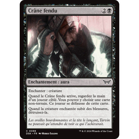 (Foil) Noire - Crâne fendu (C) [DSK]