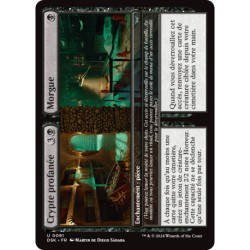 (Foil) Noire - Crypte profanée // Morgue (U) [DSK]