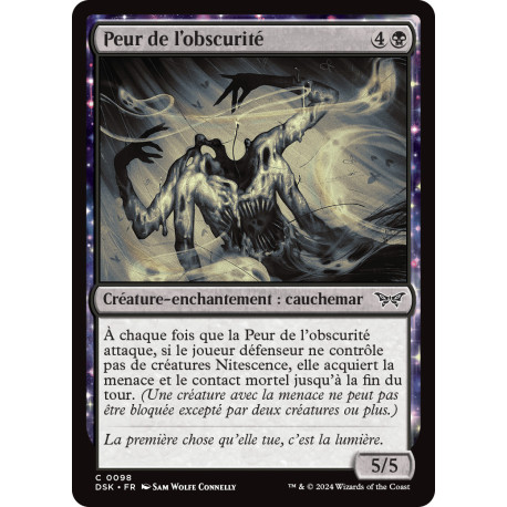 (Foil) Noire - Peur de l'obscurité (C) [DSK]