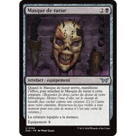 (Foil) Noire - Masque de tueur (U) [DSK]