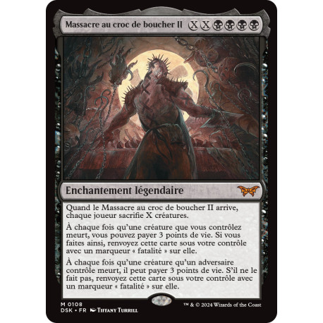(Foil) Noire - Massacre au croc de boucher lI (V1) (M) [DSK]