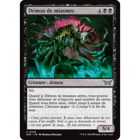 (Foil) Noire - Démon de miasmes (U) [DSK]