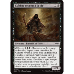 (Foil) Noire - Cultiste revenu à la vie (C) [DSK]