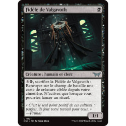 (Foil) Noire - Fidèle de Valgavoth (V1) (U) [DSK]