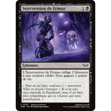 (Foil) Noire - Intervention de Frimas (C) [DSK]