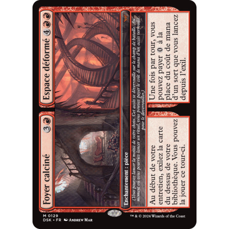 (Foil) Rouge - Foyer calciné // Espace déformé (V1) (M) [DSK]
